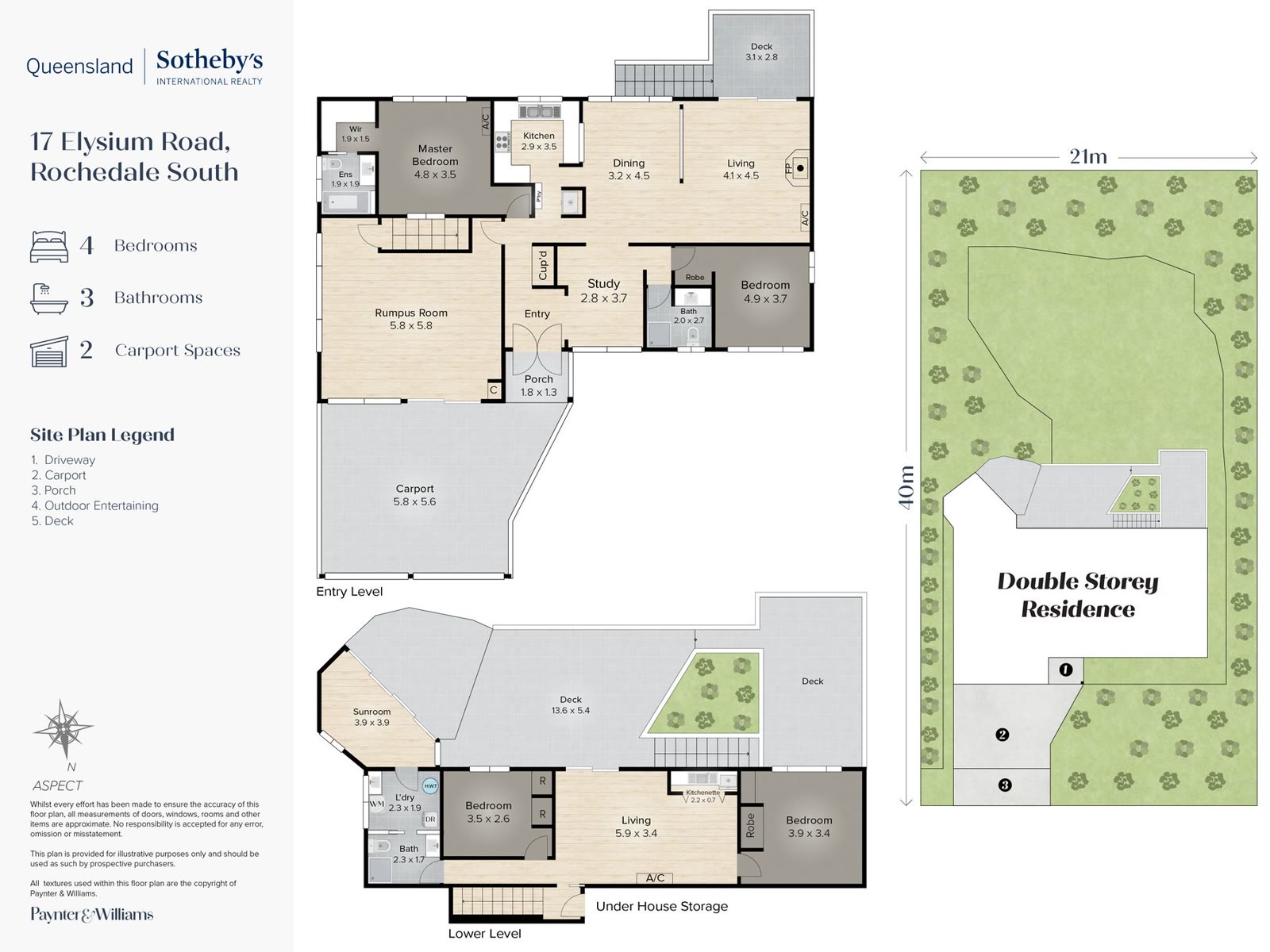 Floor and site plan