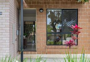 Covered porch and front entry