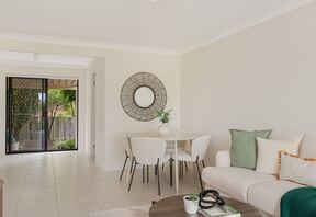 Open plan living area