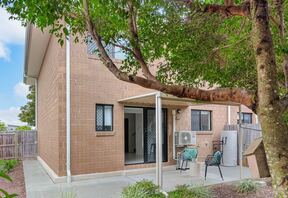 Rear garden and established trees