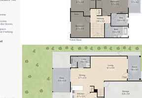Floorplan and site plan — 80/47 Freshwater Street, Thornlands