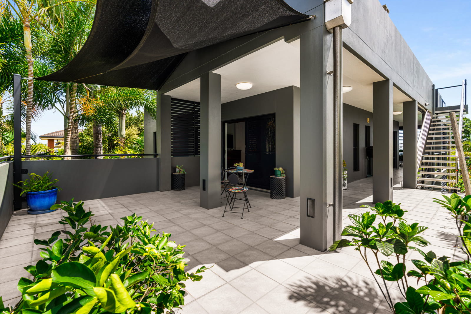 Ground floor patio